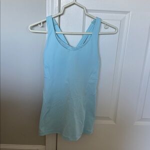 lululemon athletica Light Blue Tank Top
